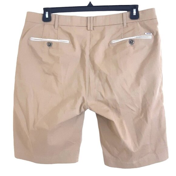 Mens Shorts US XL Chino Casual Tan Beige Cotton Blend Pockets 38 in Waist - Picture 2 of 6